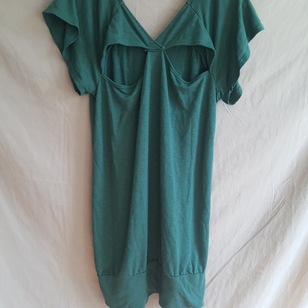 Vanity teal beaded top - Picture 4 of 5